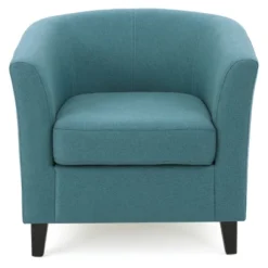 Preston Fabric Club Chair - Christopher Knight Home -Baxton Studio Shop GUEST bd7f074a fa5b 4a36 84e9 608e53f2ef17