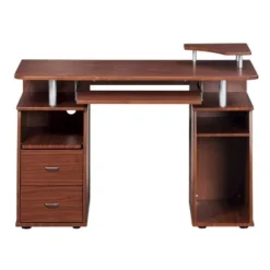 Wood Computer Desk With Drawers - Techni Mobili -Baxton Studio Shop GUEST be10a31d 13ff 4cf4 bd08 964de44a6630