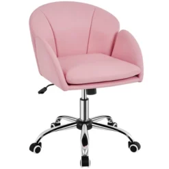 Yaheetech Modern Swivel Rolling Desk Chair With Armrests For Home Office 24 Yaheetech Modern Swivel Rolling Desk Chair With Armrests For Home Office -Baxton Studio Shop GUEST be1595db 349a 4f13 b919 22654e7820a1
