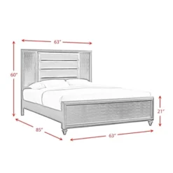 3pc Queen Farris Panel Bedroom Set Black - Picket House Furnishings -Baxton Studio Shop GUEST be297cf7 2e8b 4df3 9165 849d243de8d2