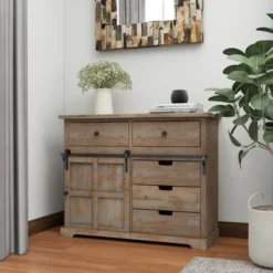 Farmhouse 5 Drawer Cabinet Brown - Olivia & May -Baxton Studio Shop GUEST be2b80c3 5157 47ba a4f7 e1200821fb98