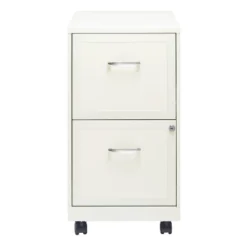 New Products 15 Space Solutions 18" Deep 2 Drawer Mobile Letter Width Vertical File Cabinet