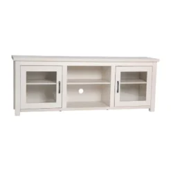 Emma And Oliver TV Stand For Up To 80" TV's - 65" Media Console With Classic Full Glass Doors & 3 Adjustable Shelves 27 Emma And Oliver TV Stand For Up To 80" TV's - 65" Media Console With Classic Full Glass Doors & 3 Adjustable Shelves -Baxton Studio Shop GUEST bec42fcd 87a1 4413 a262 2db2ef04d34e