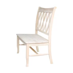 Double X - Back Bench - Unfinished - International Concepts -Baxton Studio Shop GUEST bf8ce756 996f 460e 91fd 8e3e5f44c406