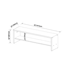 58" Solid Rustic Reclaimed Wood Entry Bench - Saracina Home -Baxton Studio Shop GUEST bfa47d63 65e0 4e91 bc91 c6d2501134de