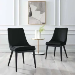 Set Of 2 Viscount Accent Performance Velvet Dining Chairs - Modway -Baxton Studio Shop GUEST bfd629bf 59e8 4ad0 b995 15a313500d6d