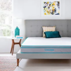 Linenspa Essentials 8" Spring & Memory Foam Hybrid Mattress -Baxton Studio Shop GUEST bfdb15d0 3e3b 4e6f 87b8 a204c9398146