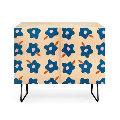 Maritza Lisa Wonky Spring Flowers Credenza - Deny Designs 3 Maritza Lisa Wonky Spring Flowers Credenza - Deny Designs - Image 3