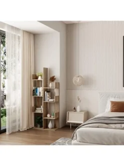 Year Color Rustic Wood Freestanding Industrial Bookshelf For Storage In Bedroom, Living Room, And Office 9 Year Color Rustic Wood Freestanding Industrial Bookshelf For Storage In Bedroom, Living Room, And Office -Baxton Studio Shop GUEST c181474f 94f9 42e4 829b 5fc887799792