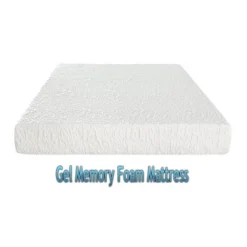 Dynasty Mattress 4 Inch Gel Memory Foam Cooling Mattress With Machine Washable Cover For Convertible Sleeper Sofa, RV, Camper, And Boat
