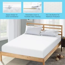 Costway TwinFullQueenKing Size 10'' Foam Mattress Jacquard Medium Firm Bed-in-a-Box Bed Room W/Removable Cover 20 Costway TwinFullQueenKing Size 10'' Foam Mattress Jacquard Medium Firm Bed-in-a-Box Bed Room W/Removable Cover -Baxton Studio Shop GUEST c248add2 fd5a 4159 85b8 d5d640adae94
