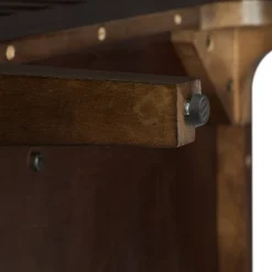 Asher Record Storage Stand Dark Brown - Crosley -Baxton Studio Shop GUEST c25896ba 50cd 4391 8e57 38674dfc4bbc