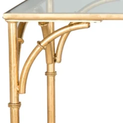 Maurice Console - Gold/Glass - Safavieh -Baxton Studio Shop GUEST c40ba041 6833 4f49 8f52 11dd80633081