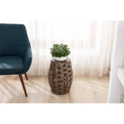 18" Hampton Side Table Weathered - Boraam 24 18" Hampton Side Table Weathered - Boraam -Baxton Studio Shop GUEST c5a83d1f a1e2 4c32 bfc5 2bcbf1a4a4e7