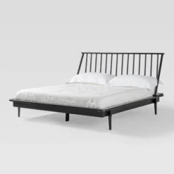 Boho Solid Wood Spindle Platform Bed - Saracina Home -Baxton Studio Shop GUEST c5d323a8 8164 4401 a7cd 52309bceefac