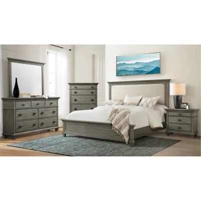 Clovis 7 Drawer Dresser And Mirror Gray - Picket House Furnishings 2 Clovis 7 Drawer Dresser And Mirror Gray - Picket House Furnishings - Image 2