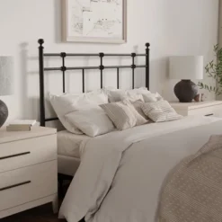 ELuxury Dexter Metal Modern Farmhouse Headboard -Baxton Studio Shop GUEST c5f86d98 3894 42e5 b2b0 a0188f2d10df