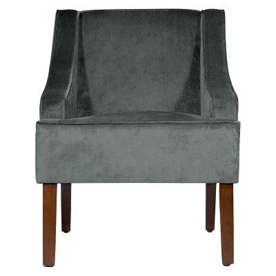 Velvet Swoop Armchair - HomePop 19 Velvet Swoop Armchair - HomePop - Image 19