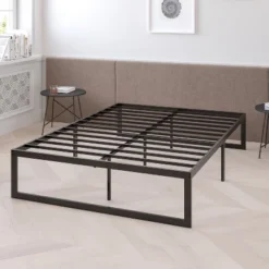 Flash Furniture 14 Inch Metal Platform Bed Frame With 10 Inch Pocket Spring Mattress In A Box (No Box Spring Required) -Baxton Studio Shop GUEST c6725495 10d3 4fcc a8e8 1c73f72c6faa