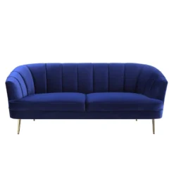 78" Eivor Sofa Blue Velvet - Acme Furniture 7 78" Eivor Sofa Blue Velvet - Acme Furniture -Baxton Studio Shop GUEST c67b66aa 18b2 4972 8728 71c647912699