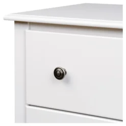 45.12" Monterey Vertical Dresser White - Prepac