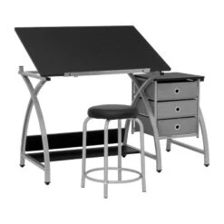 Comet Plus Drawing Table And Stool Set - Studio Designs -Baxton Studio Shop GUEST c685b06f f25f 4e10 84ac 7f3931d90995