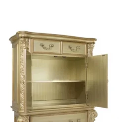 44" Vendome Bedroom Set Gold Patina/Bone White - Acme Furniture 7 44" Vendome Bedroom Set Gold Patina/Bone White - Acme Furniture -Baxton Studio Shop GUEST c691550d 2903 4a97 8a18 29c567ae80c6