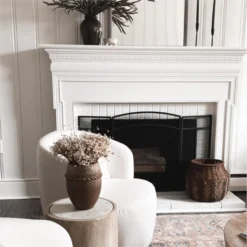 Bella 28'' Seat Width Contemporary Farmhouse,Upholstered Linen Swivel Chair, Armrest 360° Swivel Nursery Chair-The Pop Maison -Baxton Studio Shop GUEST c7054924 66cb 4fb2 9896 1612c8ee600d