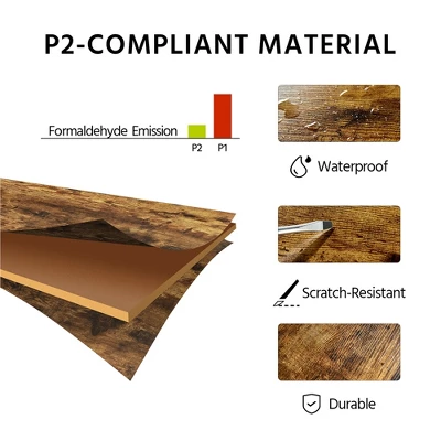 Yaheetech 24" H Counter Height Stools With Metal Frame Backless Barstools Set Of 2 4 Yaheetech 24" H Counter Height Stools With Metal Frame Backless Barstools Set Of 2 - Image 4