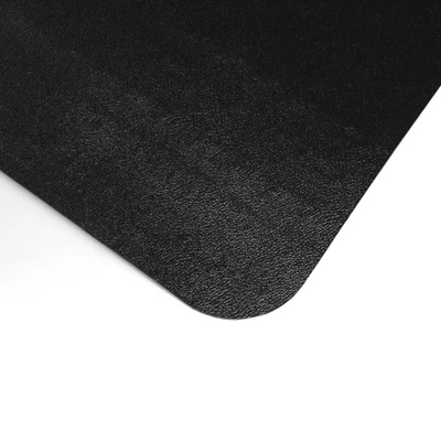 Vinyl Chair Mat For Hard Floors Lipped Black - Floortex 5 Vinyl Chair Mat For Hard Floors Lipped Black - Floortex - Image 5