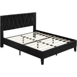 Yaheetech Upholstered Bed Frame With Built-In USB Ports -Baxton Studio Shop GUEST c8e49426 8ab0 4f36 98b6 b77e6648940e