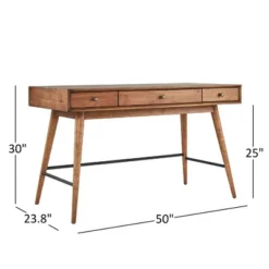 Foerster Mid Century Writing Desk - Warm Brown - Inspire Q -Baxton Studio Shop GUEST c9344a60 c757 4e57 8291 da86d4df6a4f