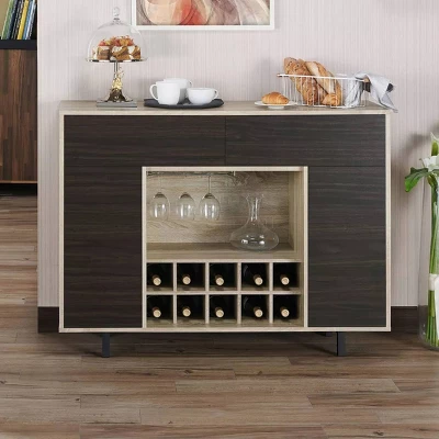 Hyme Two-Tone Buffet Server Wenge - MiBasics 1 Hyme Two-Tone Buffet Server Wenge - MiBasics