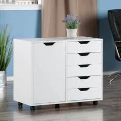 Halifax 5 Drawer 1 Side Cabinet - Winsome -Baxton Studio Shop GUEST c96d0ce4 9260 4618 83cc cf86e4b3f892
