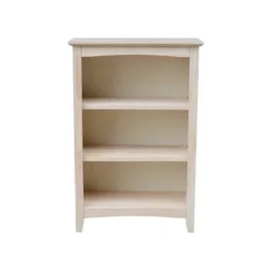 36"x24" Shaker Bookcase Unfinished - International Concepts -Baxton Studio Shop GUEST c985416d 53a9 440f bad5 f02ec901139a