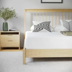 Flash Furniture Jasmine Charcoal & Green Tea Cooling Gel Memory Foam 8 Inch CertiPUR-US, Supportive Pressure Relief, Mattress In A Box