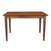 32"x48" Shaker Style Extendable Dining Table - International Concepts