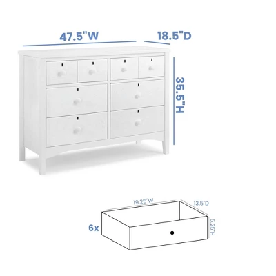Delta Children Farmhouse 6 Drawer Dresser 2 Delta Children Farmhouse 6 Drawer Dresser - Image 2