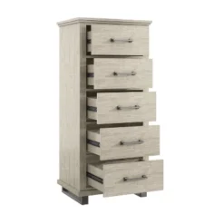 24'' Chest With 5 Drawers Beige - Accent Furniture