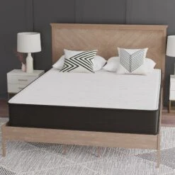 Emma And Oliver 10 Inch Hybrid Mattress, High Density Foam And Pocket Spring Mattress In A Box, CertiPur-US Certified Foam -Baxton Studio Shop GUEST cc63321b 3568 4ef6 9c2d 66edfda4d491