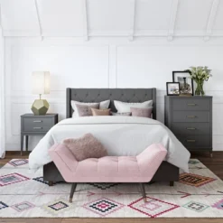 Westerleigh 4 Drawer Dresser Gray - CosmoLiving By Cosmopolitan -Baxton Studio Shop GUEST ccfe71b6 118b 4616 866c 331515646f37