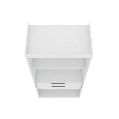 Mulberry 1 Open Sectional Closet White - Manhattan Comfort 7 Mulberry 1 Open Sectional Closet White - Manhattan Comfort - Image 7