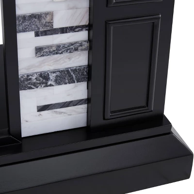 Dalmen Marble Fireplace Black - Aiden Lane 11 Dalmen Marble Fireplace Black - Aiden Lane - Image 11