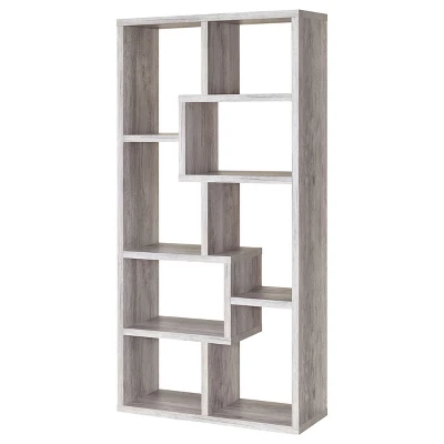70.75" Theo 8 Shelf Bookcase - Coaster 7 70.75" Theo 8 Shelf Bookcase - Coaster - Image 7