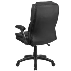 Flash Furniture Hansel Extreme Comfort High Back Black LeatherSoft Executive Swivel Ergonomic Office Chair With Flip-Up Arms -Baxton Studio Shop GUEST ce0ac4be 646c 42e7 9d8d 5fea8adf9143