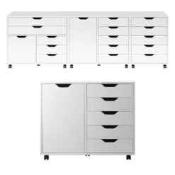 Halifax 5 Drawer 1 Side Cabinet - Winsome -Baxton Studio Shop GUEST cf80f129 830d 4157 ac56 d0e2665542cf