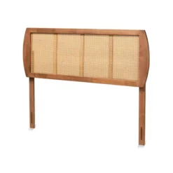 Harris Wood And Synthetic Rattan Headboard Walnut - Baxton Studio 11 Harris Wood And Synthetic Rattan Headboard Walnut - Baxton Studio -Baxton Studio Shop GUEST cfe61138 a563 4804 80d8 6438dfcab60a