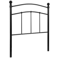 Merrick Lane Metal Headboard Contemporary Arched Headboard With Adjustable Rail Slots -Baxton Studio Shop GUEST d0bc2bfd f41a 4b65 bf3e fa2d4a0f42a2