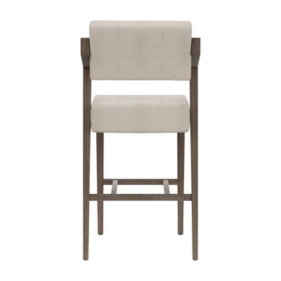 36" Snyder NonSwivel Barstool Aged Gray/Ecru - Hillsdale Furniture 5 36" Snyder NonSwivel Barstool Aged Gray/Ecru - Hillsdale Furniture - Image 5