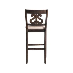 2pc 30" Stanford Swirl Back Barstool Set Smokey Walnut - Picket House Furnishings -Baxton Studio Shop GUEST d1b5d8f4 2b43 4cc9 b146 17ba076c75f5